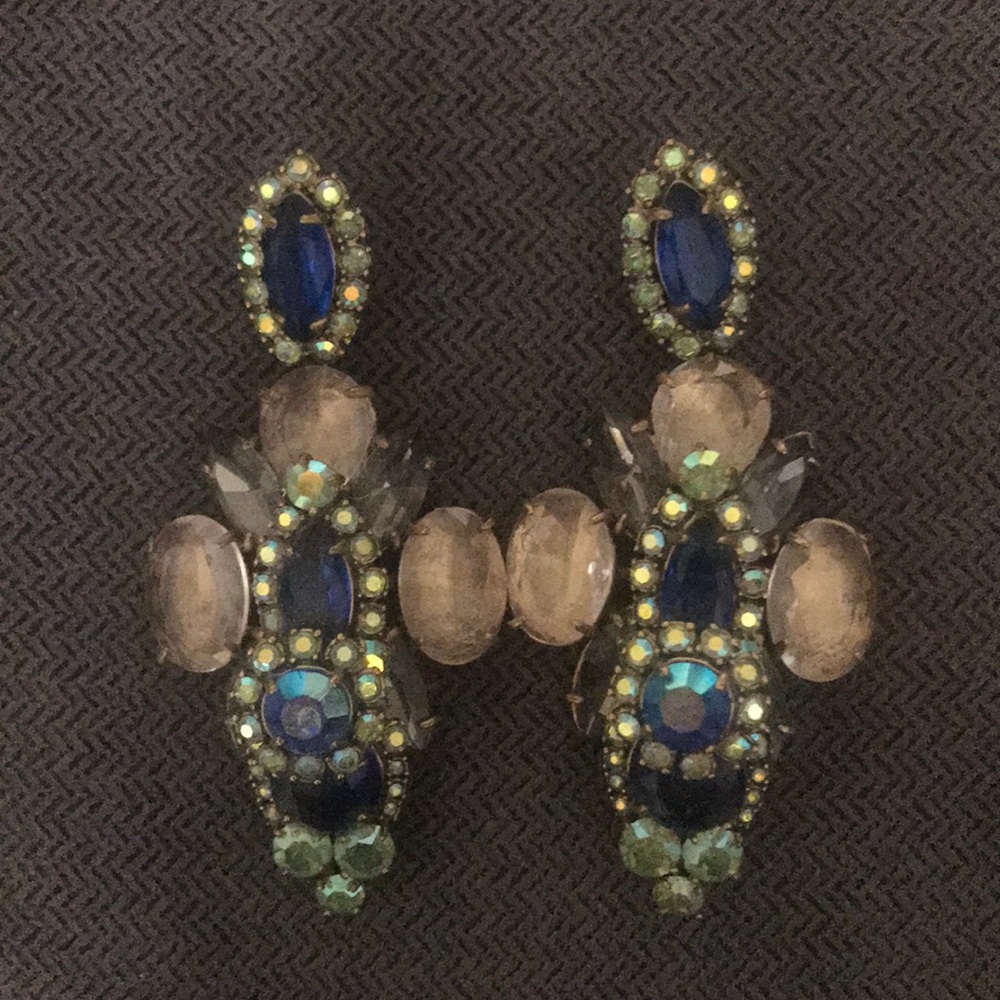 J Crew Jewel Earrings